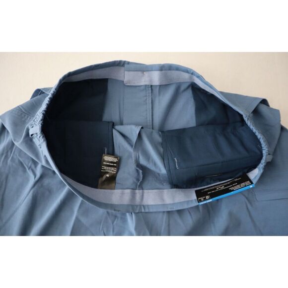 Greg Norman G7S23XDH696B Men's Sz 38 Blue Performance Stretch Golf Shorts - Picture 3 of 8